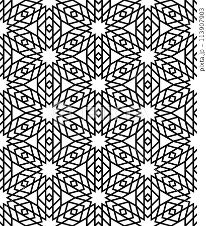 Islamic background with traditional style arabic. Seamless pattern for card, background, fabric or abstract design. Muslim ornament. Islamic background with traditional style arabic. Seamless pattern for card, background, fabric or abstract design. Muslim ornament. 113907903