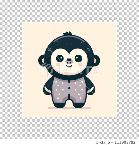 Gorilla in pajamas ready to go to sleep Gorilla in pajamas ready to go to sleep 113908782