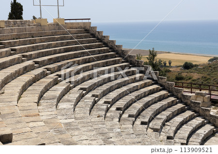 Kourion Ancient Amphitheater in Cyprus. Kourion Ancient Amphitheater in Cyprus. 113909521