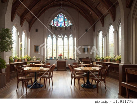 教会風のカフェ 教会風のカフェ 113911779