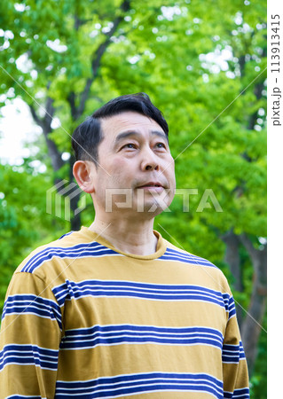 シニア男性 113913415