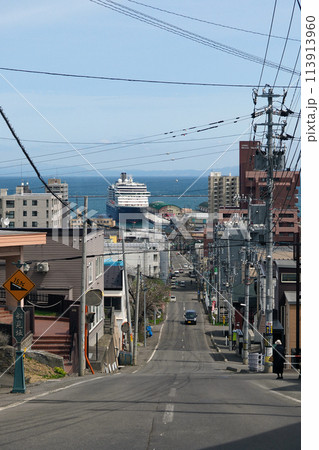 坂の街　小樽　船見坂 113913960