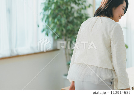 a forty-something woman a forty-something woman 113914685