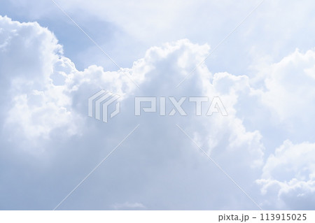 blue sky with cloud. natural background with copy space. 113915025