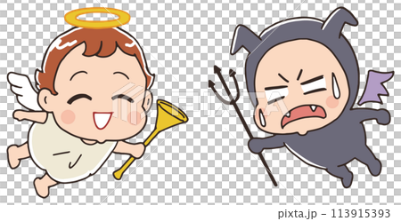 天使と悪魔 113915393