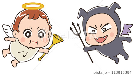 天使と悪魔 113915394