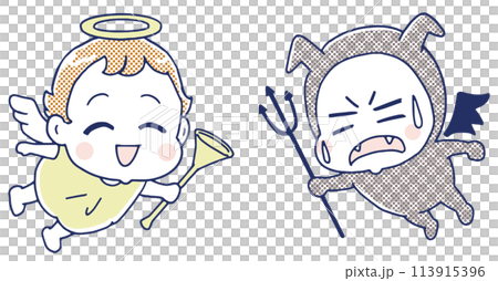 天使と悪魔 113915396