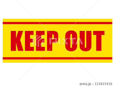 警告:KEEP OUT-02 警告:KEEP OUT-02 113915410