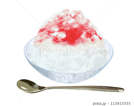 かき氷（いちご味） 113915555