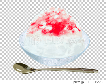 かき氷（いちご味） 113915555