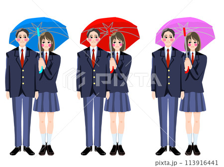 梅雨の高校生 113916441