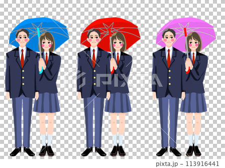 梅雨の高校生 113916441