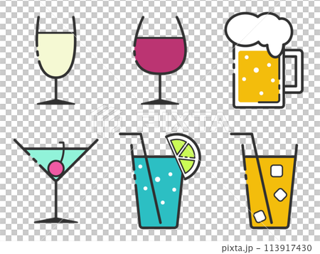 Drink Icon 01 - Color Drink Icon 01 - Color 113917430