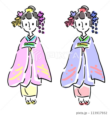 かわいい舞妓さん かわいい舞妓さん 113917932