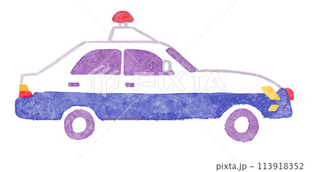 パトカーのイラスト 113918352