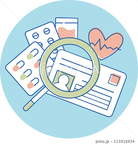 アイコン 3色 〇 医療DX アイコン 3色 〇 医療DX 113918834