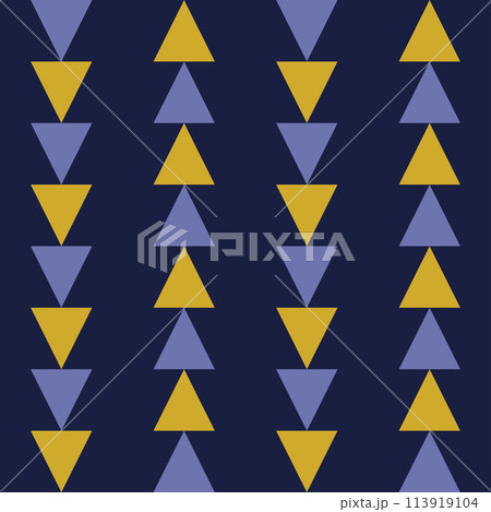 Geometric simple vibrant seamless pattern minimalist colorful tile wallpaper background vector flat design backdrop retro 113919104