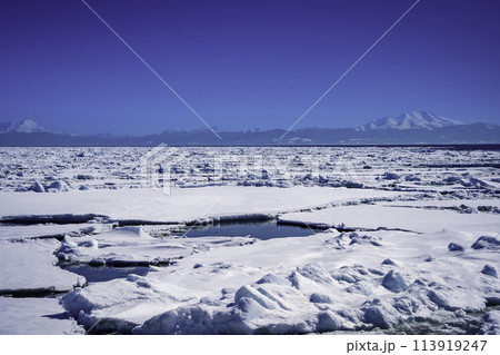 網走の流氷 網走の流氷 113919247