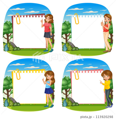 Four Seasons of Outdoor Banner Activities 113920298
