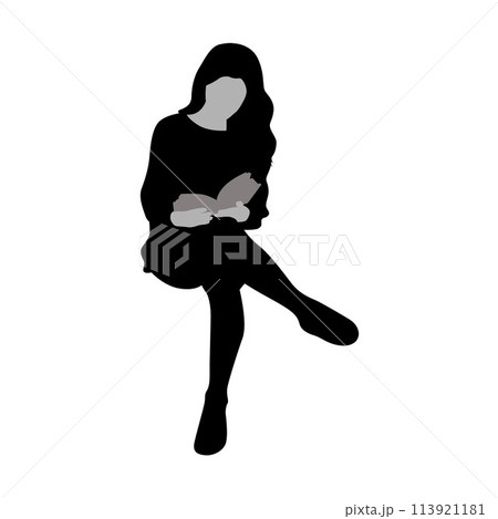 People reading books silhouette, silhouettes of people with a book, people standing, sitting and lying reading book People reading books silhouette, silhouettes of people with a book, people standing, sitting and lying reading book 113921181