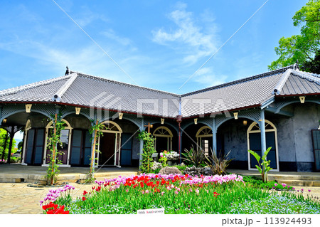 長崎市の風景　グラバー邸 113924493
