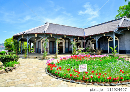 長崎市の風景　グラバー邸 113924497
