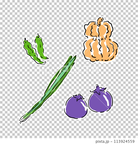 京都蔬菜的插圖 113924559