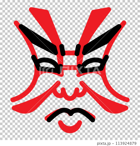 Kabuki icons. 113924879
