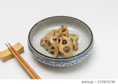 蓮根のきんぴら 蓮根のきんぴら 113925236