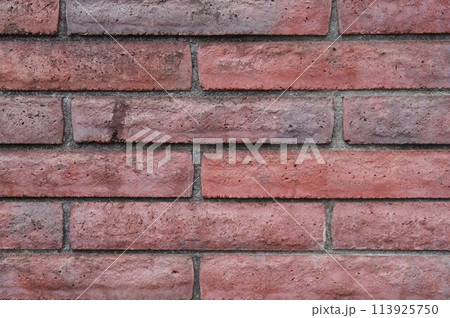 赤い煉瓦造りの壁1 赤い煉瓦造りの壁1 113925750