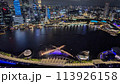 マリーナベイサンズのプールから見た夜景 113926158