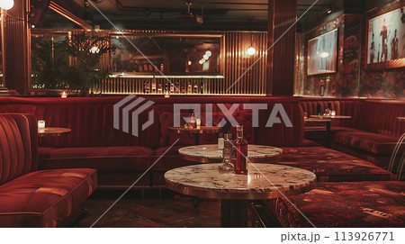 高級クラブの店内 AI生成 高級クラブの店内 AI生成 113926771