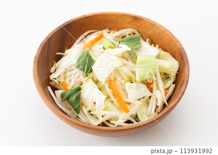 白バックのミックス野菜 白バックのミックス野菜 113931992