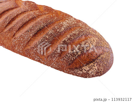 Bread isolated on a white background 113932117