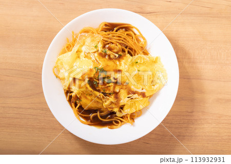 ミートソースオムパスタ(デミグラスソース) ミートソースオムパスタ(デミグラスソース) 113932931