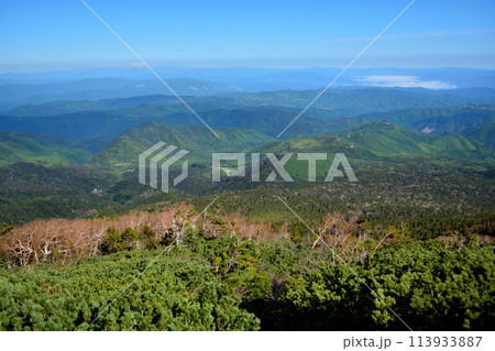 御嶽山濁河温泉登山道より白山 113933887