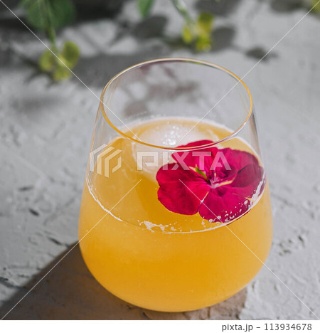 orange and carrot juices orange and carrot juices 113934678