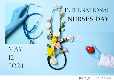Design for concept of International Nurses day 113936908