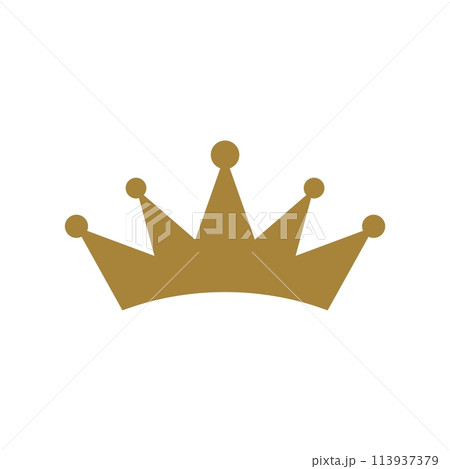 Simple Crown Logo Template Illustration Design. Vector EPS 10. Simple Crown Logo Template Illustration Design. Vector EPS 10. 113937379