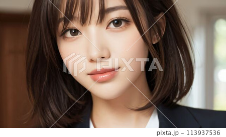 アジア系の若い女性 113937536