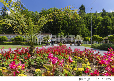 Luhacovice, picturesque spa town in Southern Moravia, Czech Republic 113938469