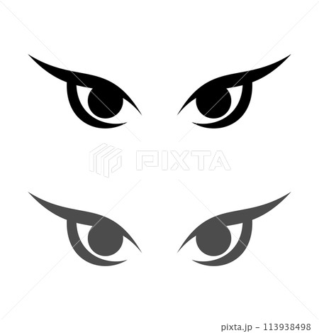 Tribal Eye Decorative Logo Template Illustration Design. Vector EPS 10. 113938498