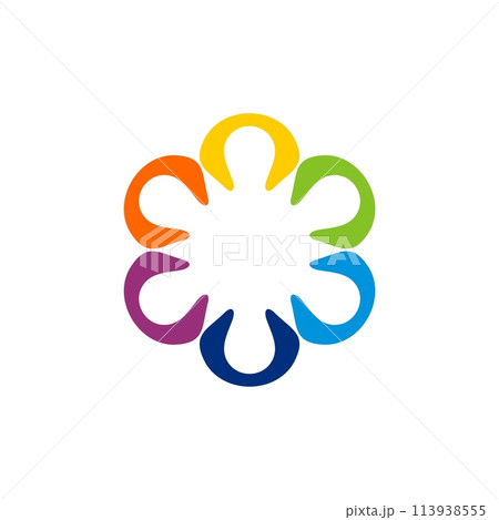 Flower Star Decorative Logo Template Illustration Design. Vector EPS 10. 113938555