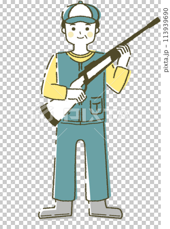 Middle-aged male hunter Middle-aged male hunter Middle-aged male hunter Middle-aged male hunter 113939690