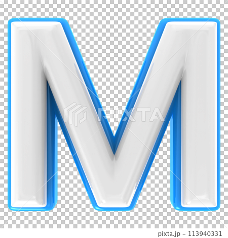 Number And Font 3D Render 113940331