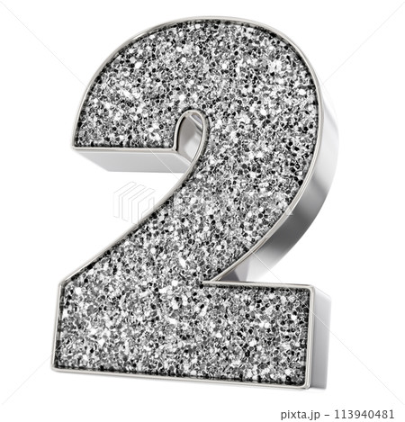 Number And Font 3D Render Number And Font 3D Render 113940481
