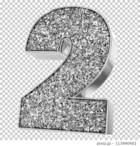 Number And Font 3D Render Number And Font 3D Render 113940481
