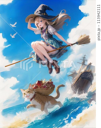 猫と魔女の少女の大冒険 猫と魔女の少女の大冒険 113942111