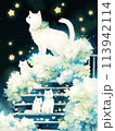 夜空を見上げる猫たち 夜空を見上げる猫たち 113942114