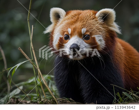 可愛いレッサーパンダ 可愛いレッサーパンダ 113943642